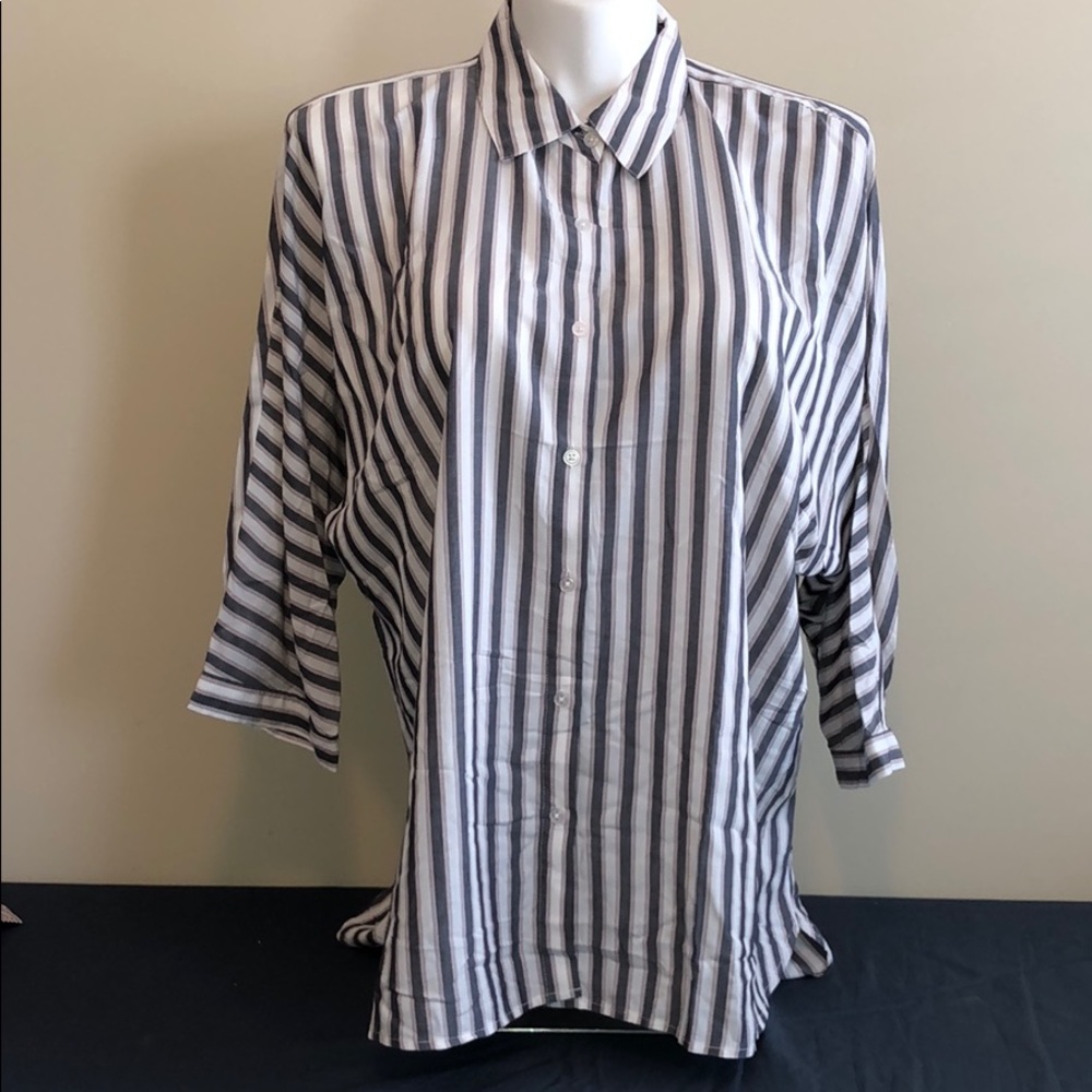 Plus Size Striped Top